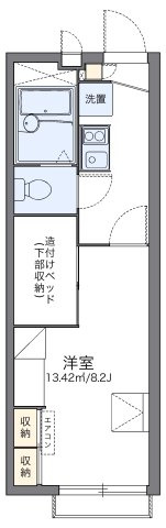 レオパレスＭＩＹＯの間取り|代表的な間取のため実際の間取とは異なる場合があります