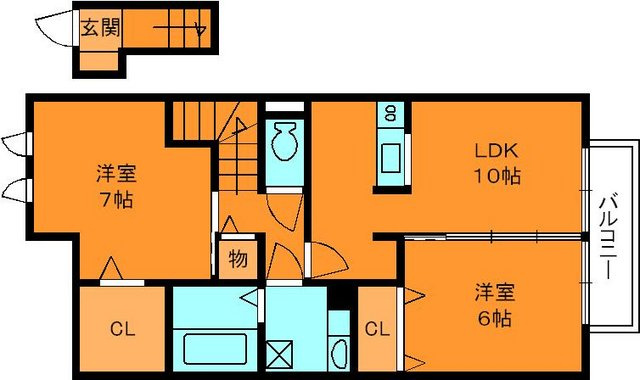 プラム　ガーデンの間取り