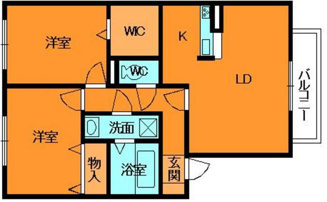 クレールソシアの間取り