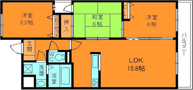 Ｓｏｕｔｈ　Ｇａｔｅの間取り