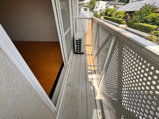 コスモスしらきのバルコニー