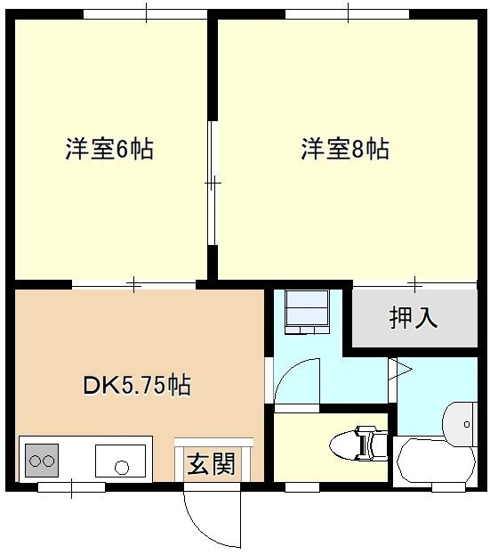 コスモスしらきの間取り