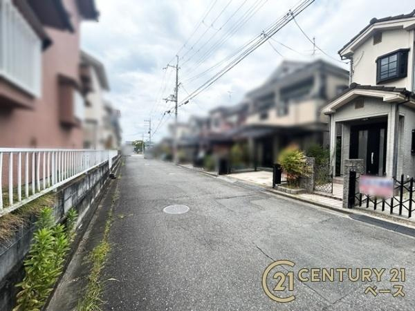 桜井市西之宮　一戸建の前面道路含む現地写真|■現地撮影写真■ 前面道路は４ｍ以上！