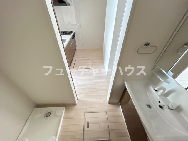 仮）日立市水木町2丁目新築アパートの洗面所|洗面（イメージ）