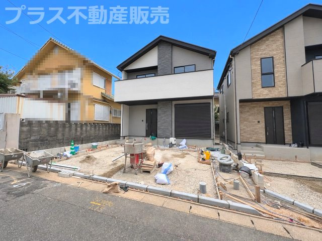【外観】 | 福岡市東区八田3丁目14期　1号棟（全2棟）【仲介手数料無料・0円】 | 現地写真。同じ物件を見るなら、プラス不動産販売にお任せ下さい。