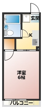 【間取り】 | シティハイム　ハピネス