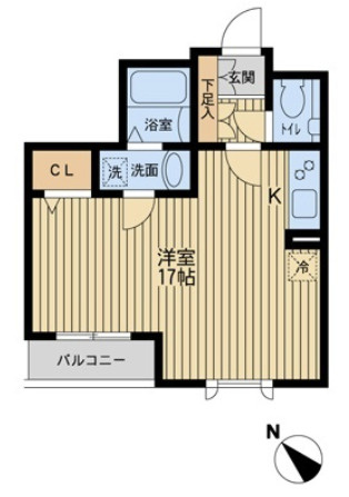 プロスペクト初台の間取り
