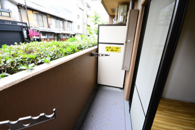 フロレスコ昭和町のバルコニー