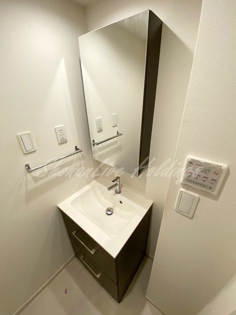 藤沢市円行１丁目の賃貸マンションの洗面所
