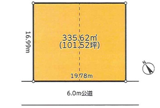 【土地図】 | 木更津市畑沢南　土地　君津駅