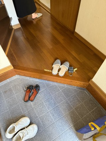 長岡京市今里川原の玄関
