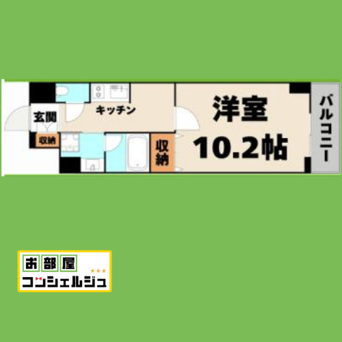 グランルクレ新栄ウエストの間取り