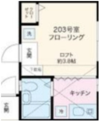【間取り】 | ロッソ池上Ｂ