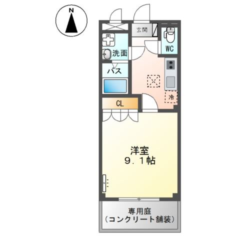 オレンジビレッジの内装|室内です