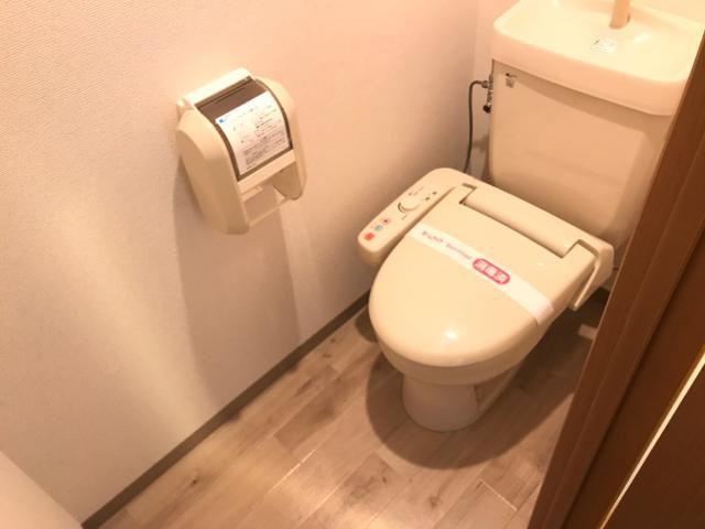 エバーガーデン大堀のトイレ|シャワー付トイレ