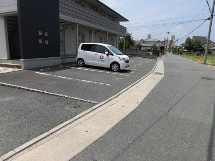 リーベ　C棟の駐車場