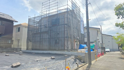 【前面道路含む現地写真】 | 横浜市戸塚区平戸3期 新築戸建 限定1棟