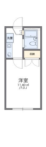 レオパレス松田の間取り