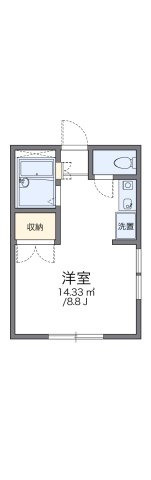 レオパレスＫＡＭＩＴＡＮＩＧＡＭＩの間取り