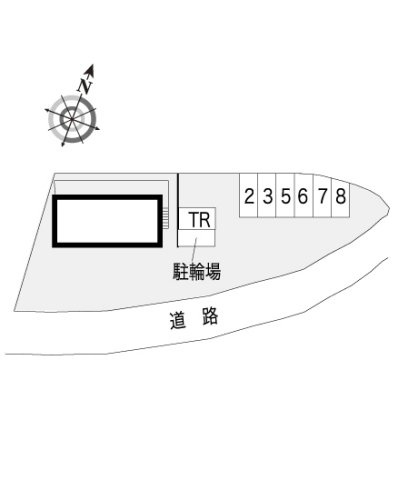 レオパレスＫＡＭＩＴＡＮＩＧＡＭＩの駐車場