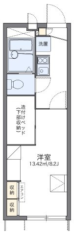 レオパレスマリンハイツの間取り