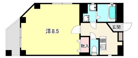 アバントコート六甲の間取り