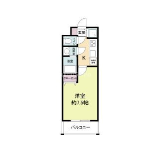 サムティ阿波座Lussoの間取り