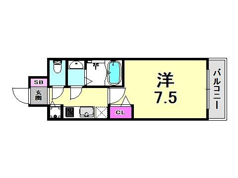 サムティ神戸BENIRの間取り
