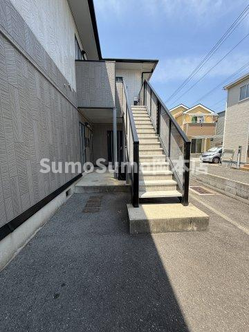 西之町ハイツ　Ｂのエントランス