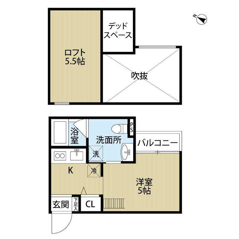 CUBEの間取り