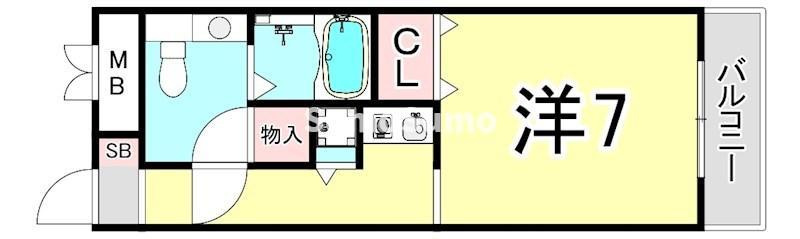 GranPino武庫川の間取り