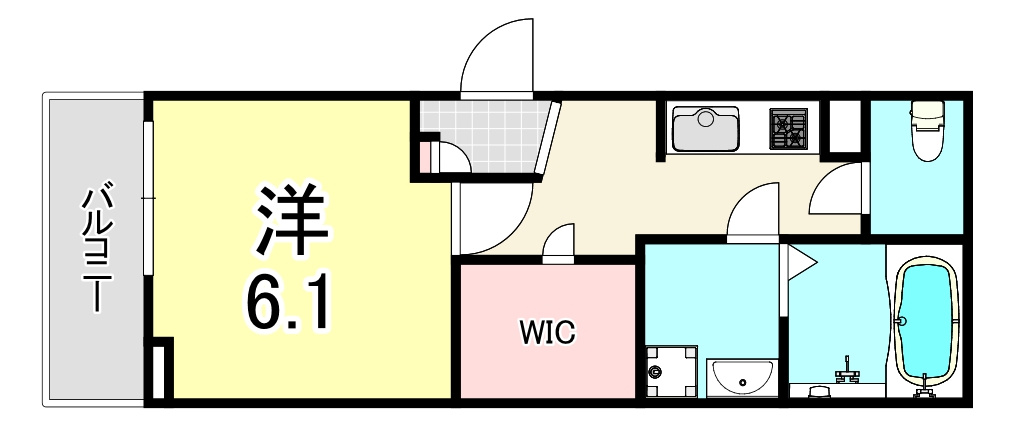ココングランジュール宝塚南口の間取り