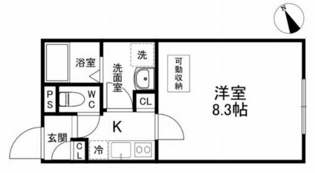 らいとあっぷ三軒茶屋　オートロック　築浅　三軒茶屋エリアの間取り