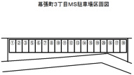 千葉市花見川区幕張町３丁目の駐車場の画像