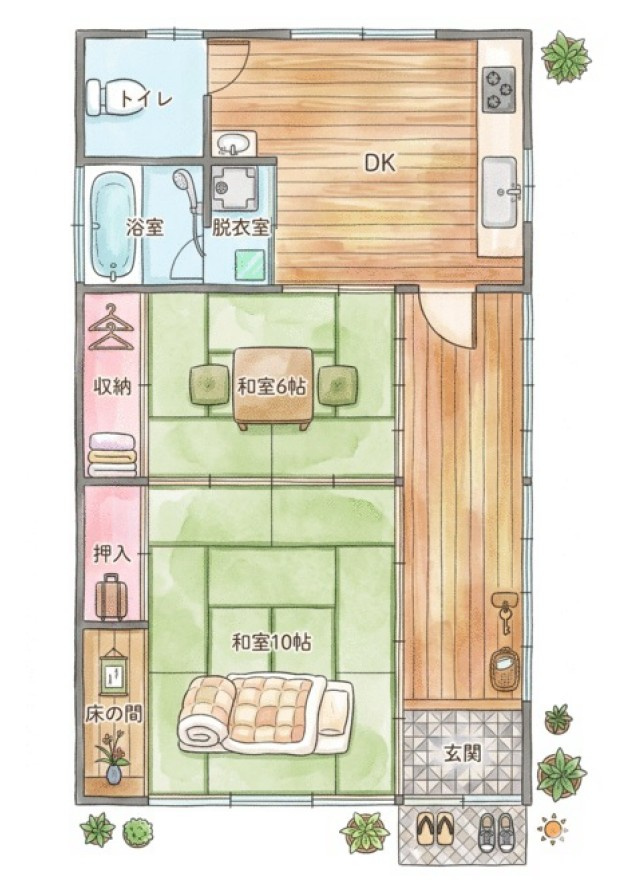 【中古戸建】前橋市富士見町小暮 の間取り|■間取り図｜敷地面積：192.40（約58.2坪）　建物面積：64.79（約19.59坪）