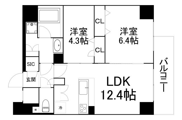 【間取り】 | アーバネックス天満橋South