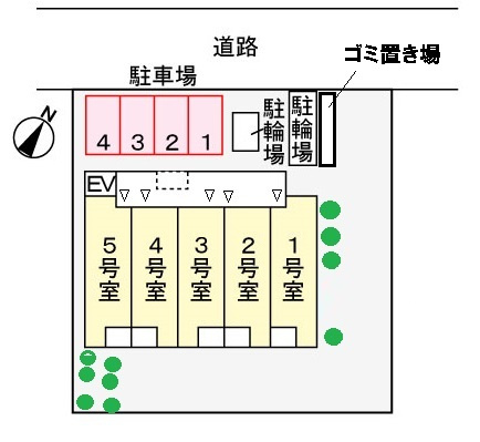 パインズ美園の区画図