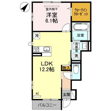 JIN輝A棟の間取り