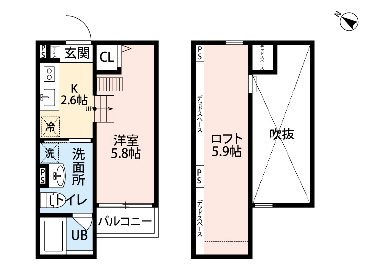 Orient春日出北の間取り