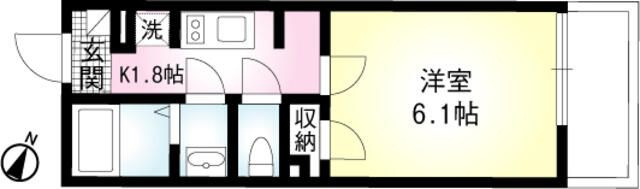 コンフォート桜木の間取り