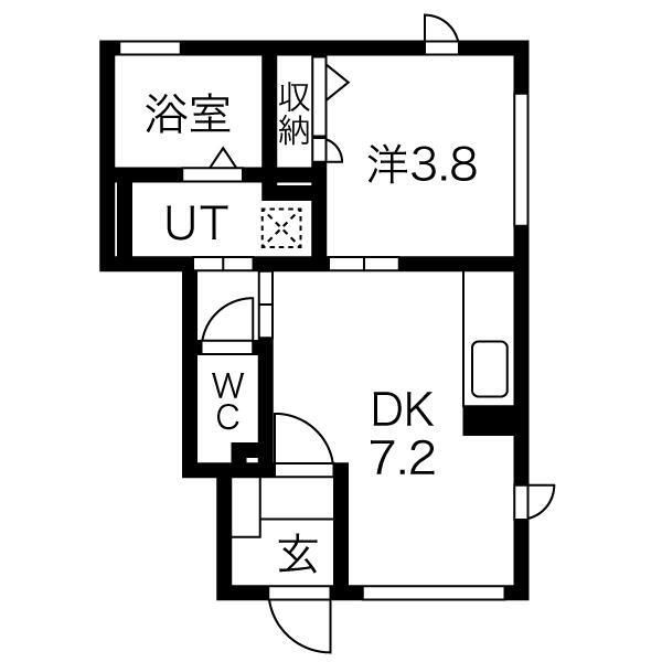 ル・ソレイユの間取り