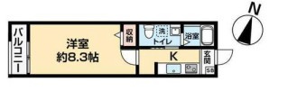 さいたま市中央区本町西２丁目のアパートの間取り