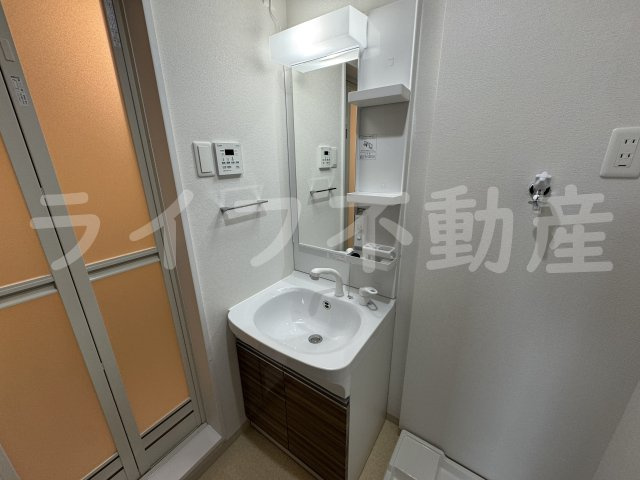 DEAR KINDAIの洗面所|スペースが確保できる洗面所です