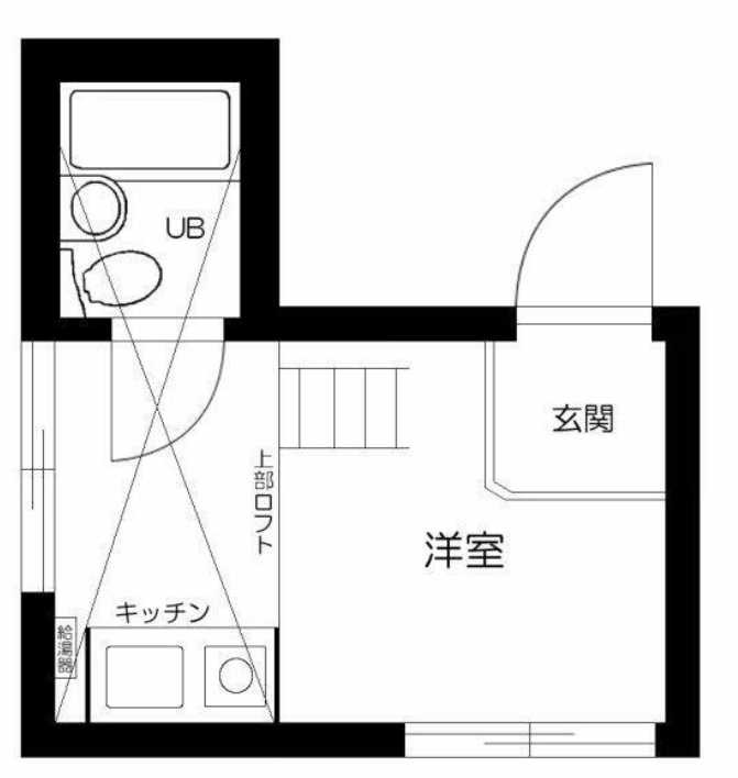 カルタス21駒場東大前　駅近　角部屋　礼金0の間取り