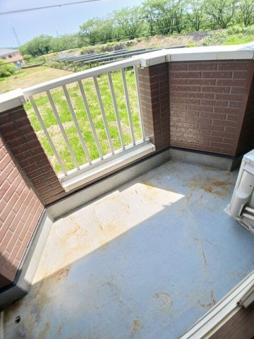 メゾンセレッソ　Ⅱのバルコニー|広々としたバルコニーです