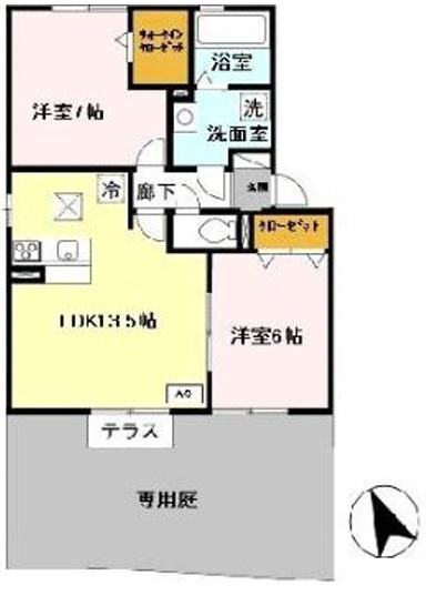 ルピナウエストリバーの間取り