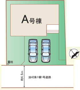 さいたま市西区プラザ620番　ハートフルタウン　Aの区画図|1号棟