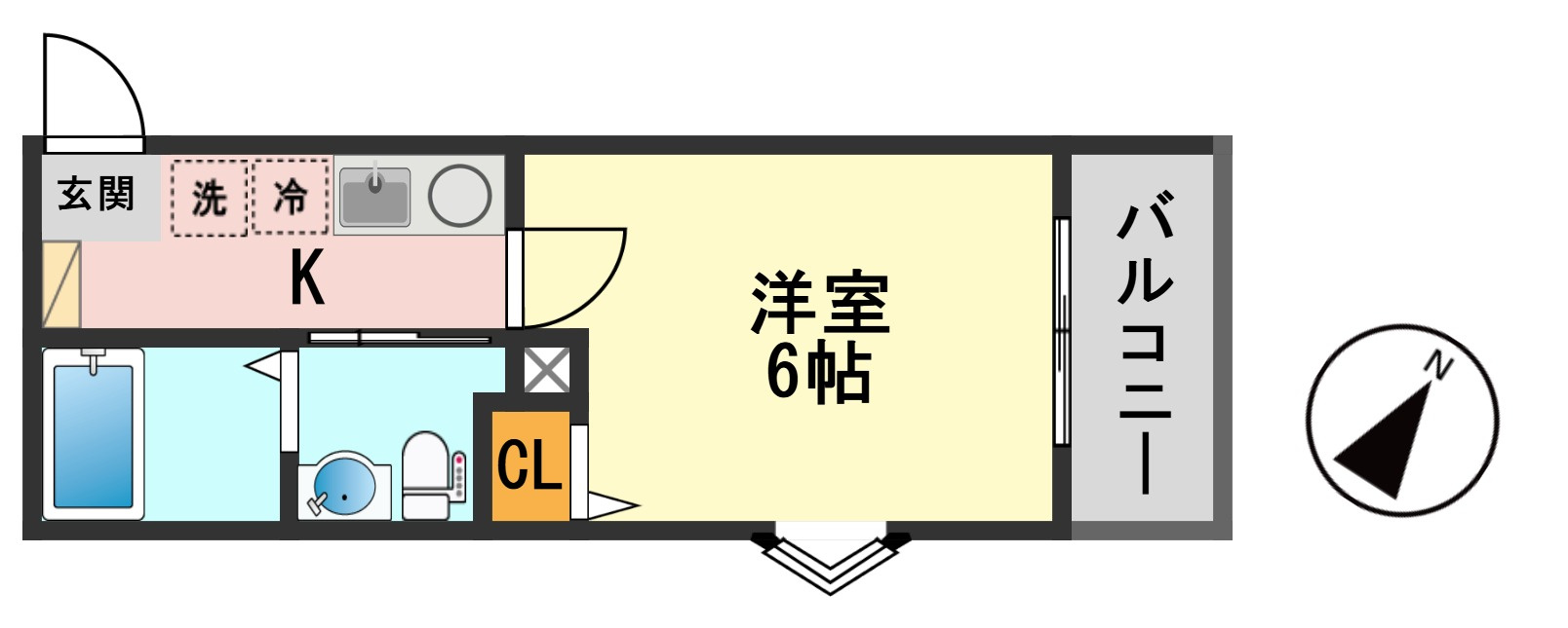 MELLAS京成小岩Ⅲの間取り