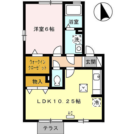 パークハイム柊山　　刈谷市近郊の賃貸ならクラスホーム刈谷店の間取り