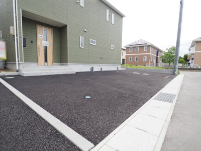 【駐車場】 | Cradle garden　伊達市保原町西町第6　2号棟 | ★内覧予約でブランド米2kg★